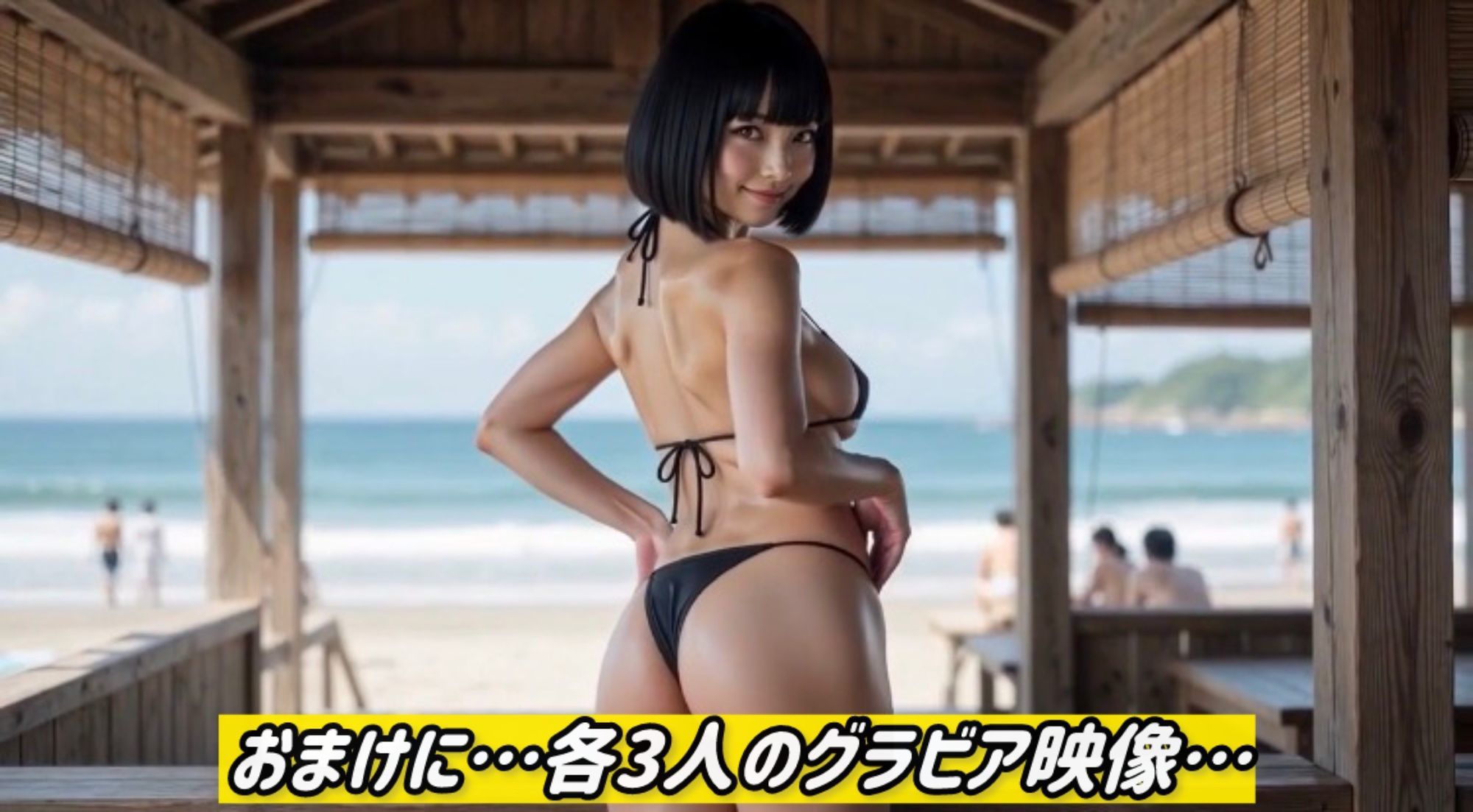 ギャルだらけの納豆早食い大会〜ネバネバ糸引き口元鑑賞＆シャワー室盗撮おまけ付き〜 - サンプル画像 4