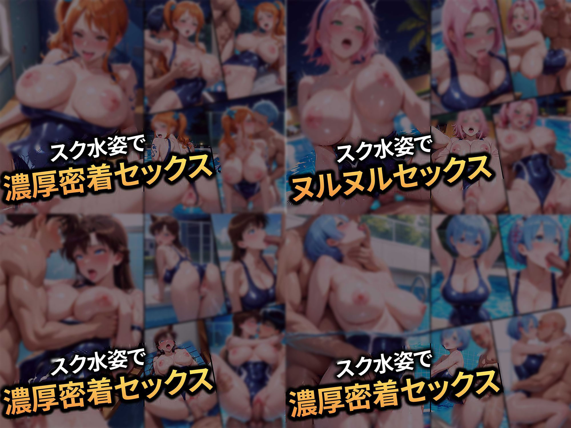 【合計1000ページ】生意気なカノジョたちを〇〇な方法で犯した話〜サ●ラ・ナ●・ら●・レ●の総集偏〜 - サンプル画像 9