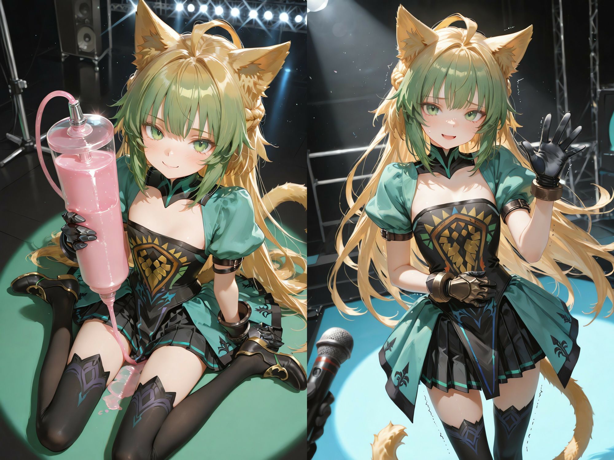このあと英霊アイドルは全員漏らした 〜浣腸我慢ライブ×アナルセックス〜（口から逆流あり） - サンプル画像 1