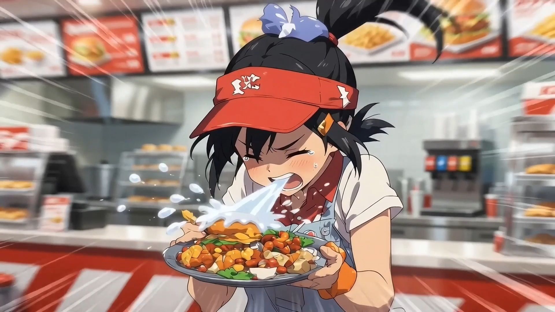 禁断の味？ 食べるくしゃみアニメーション！/ A Forbidden Taste？ An ‘Eating a Sneeze’ Animation！ - サンプル画像 3