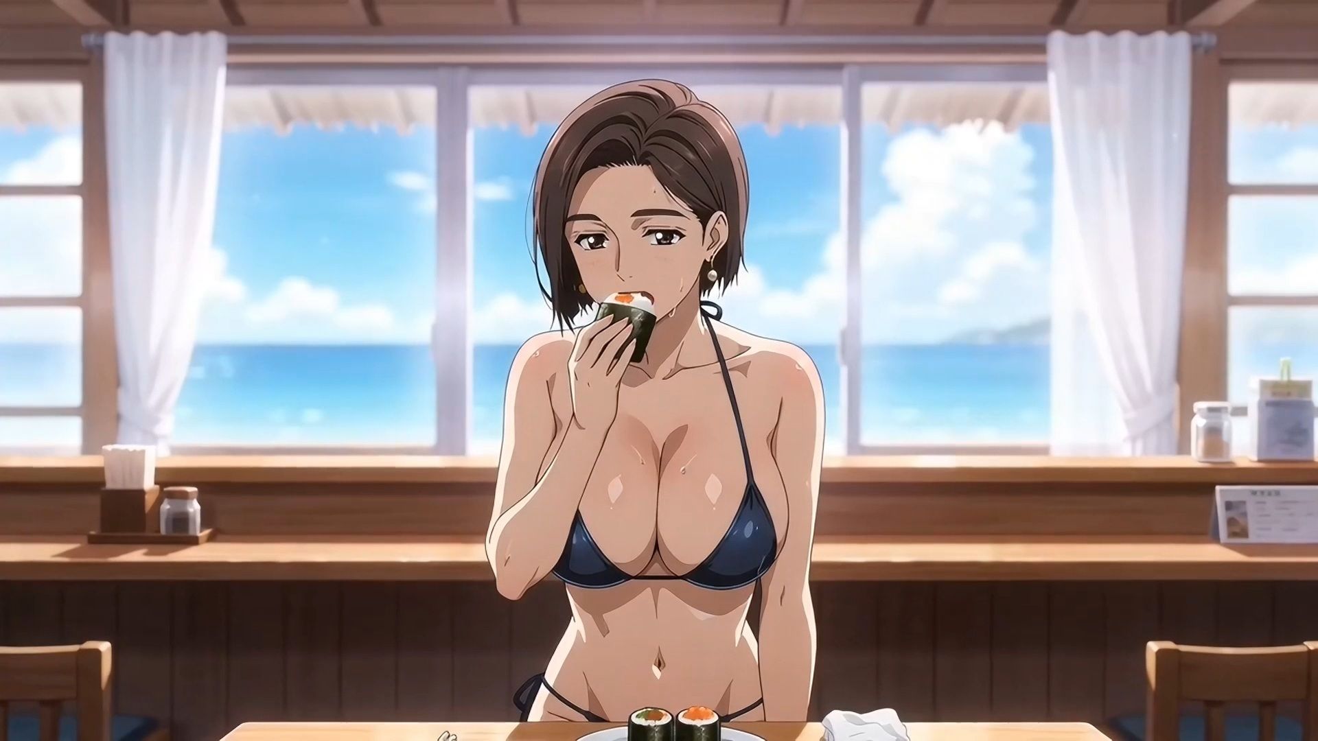 禁断の味？ 食べるくしゃみアニメーション！/ A Forbidden Taste？ An ‘Eating a Sneeze’ Animation！ - サンプル画像 10