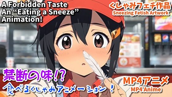 禁断の味？ 食べるくしゃみアニメーション！/ A Forbidden Taste？ An ‘Eating a Sneeze’ Animation！
