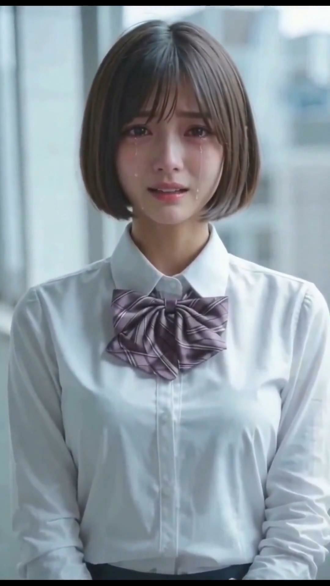 実写系！女子校生にしゃぶらせて顔射する動画 - サンプル画像 1