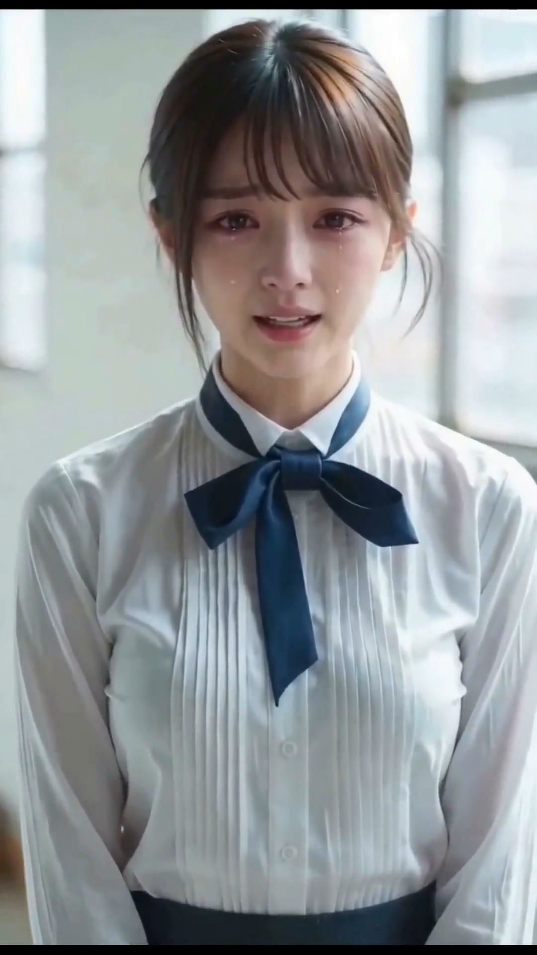 実写系！女子校生にしゃぶらせて顔射する動画 - サンプル画像 2