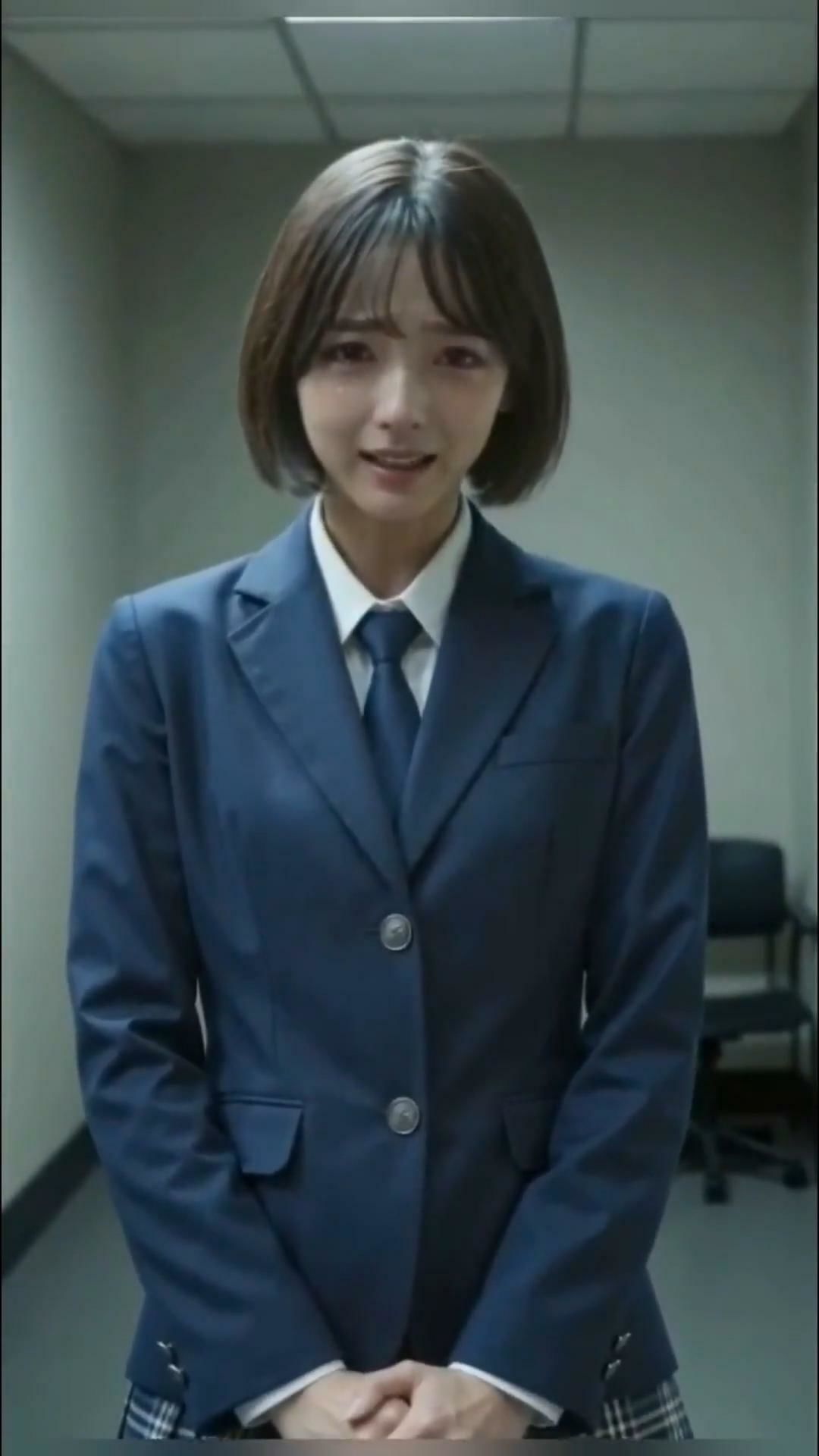 実写系！女子校生にしゃぶらせて顔射する動画 - サンプル画像 3