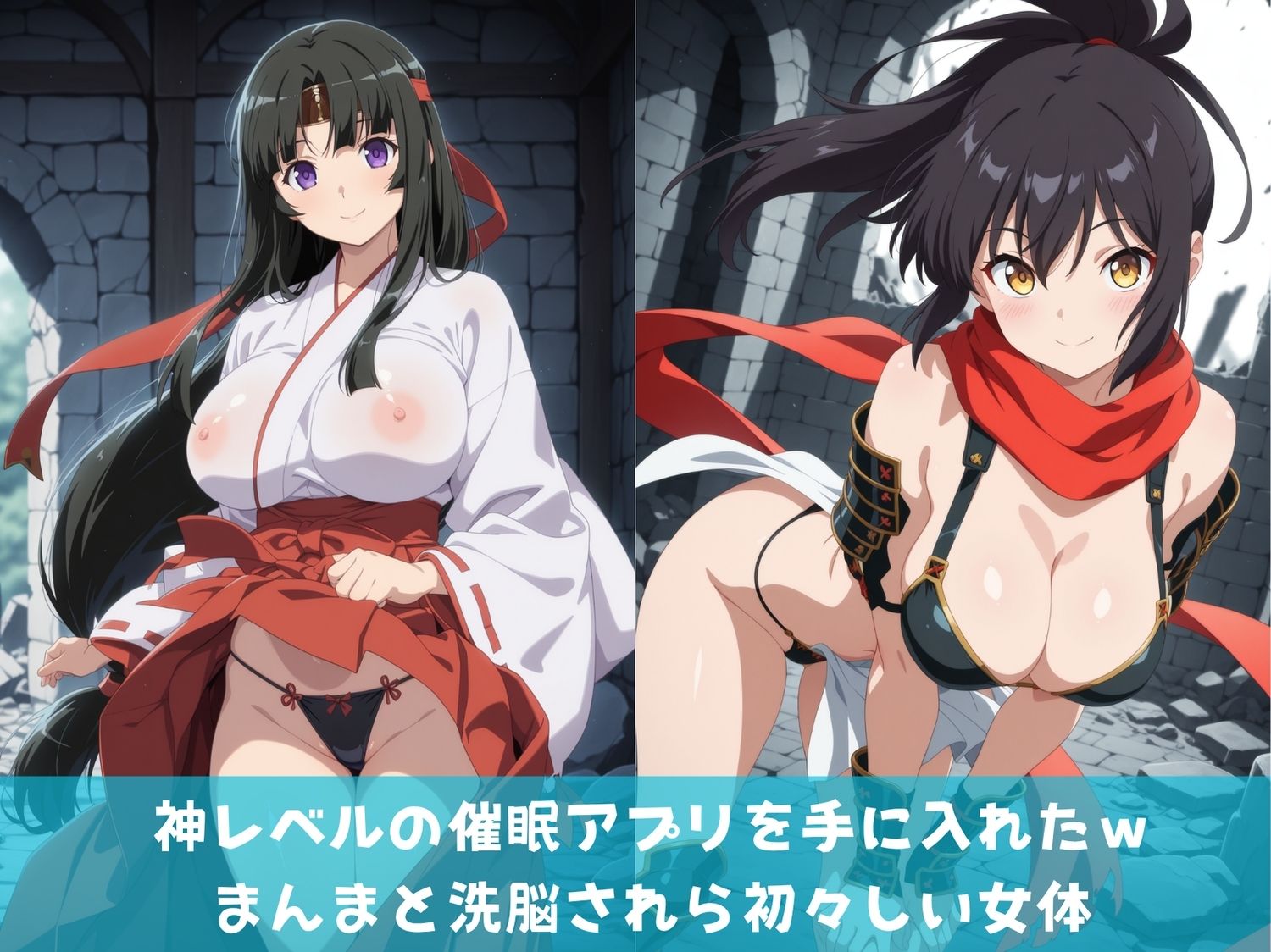神催●に狂う女体〜クイーン●ブレイド〜 - サンプル画像 1