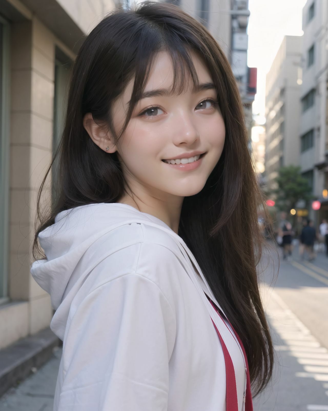 AI美少女写真集 素顔の RUNA - （2） 〜光に揺れる透明な笑顔〜 - サンプル画像 2