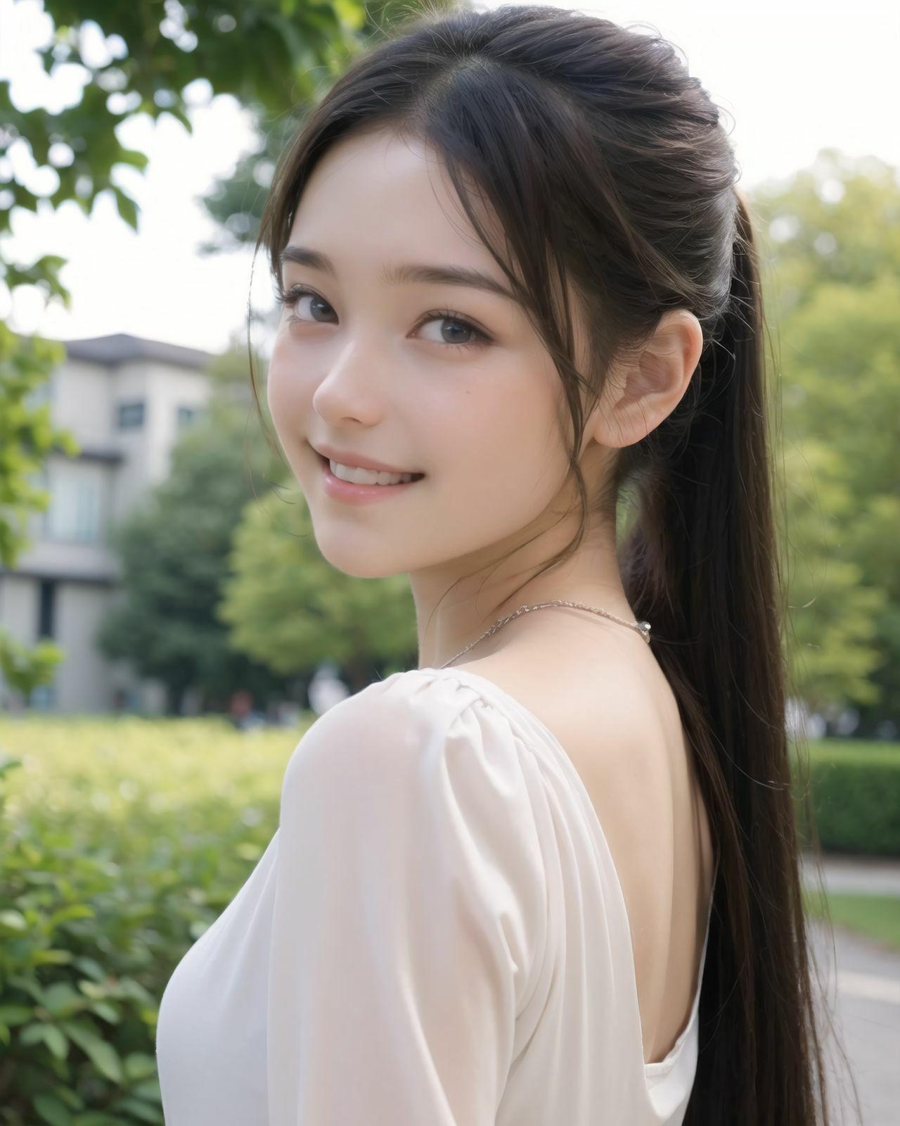 AI美少女写真集 素顔の RUNA - （2） 〜光に揺れる透明な笑顔〜 - サンプル画像 4