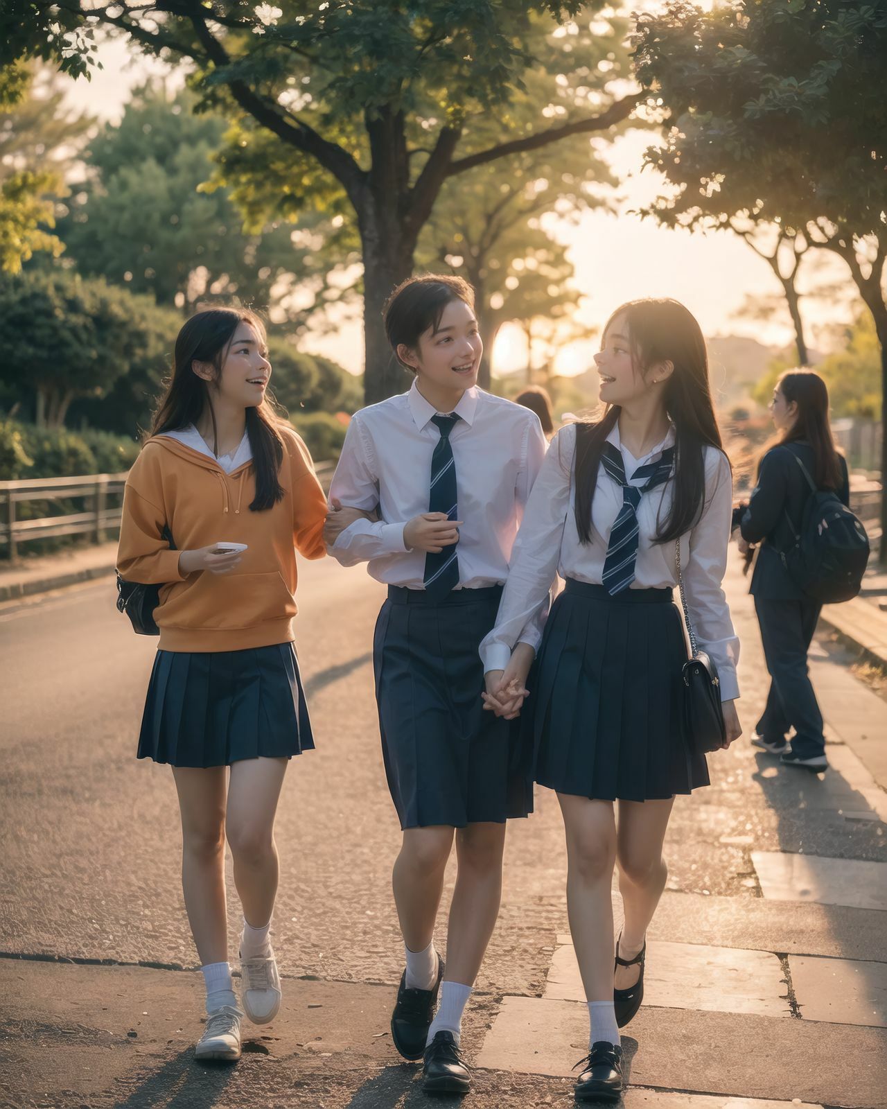 AI美少女写真集 素顔の RUNA - （2） 〜光に揺れる透明な笑顔〜 - サンプル画像 7