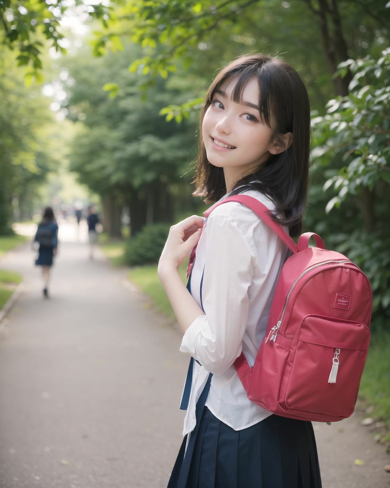 AI美少女写真集 素顔の RUNA - （2） 〜光に揺れる透明な笑顔〜 - サンプル画像 8