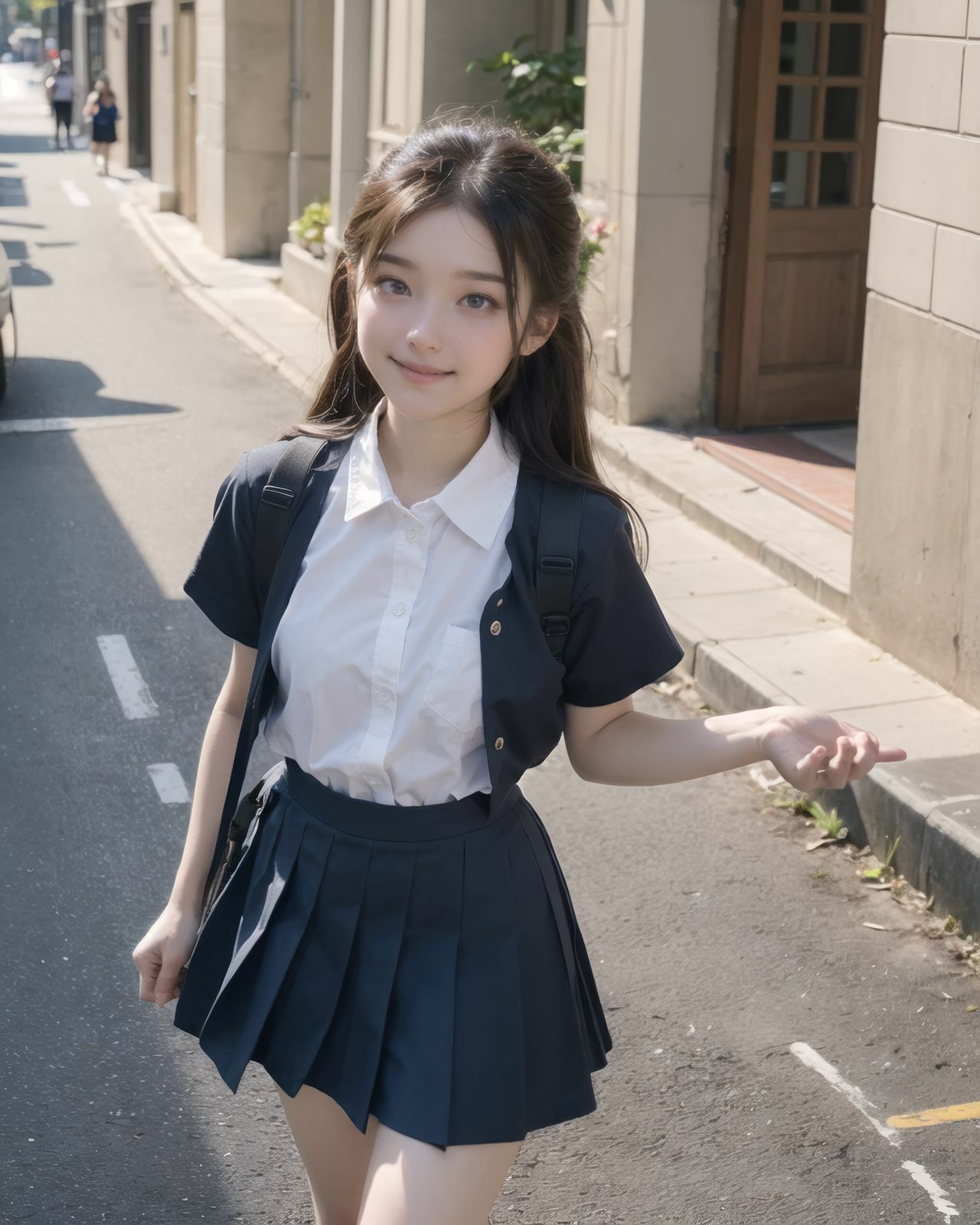 AI美少女写真集 素顔の RUNA - （2） 〜光に揺れる透明な笑顔〜 - サンプル画像 9