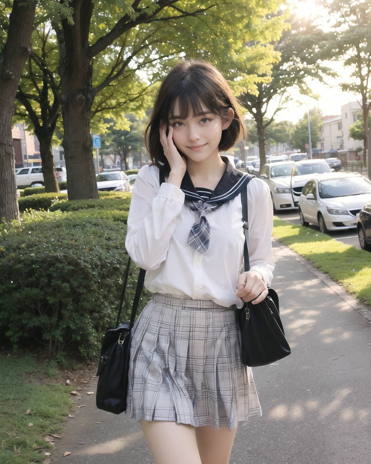 AI美少女写真集 素顔の RUNA - （2） 〜光に揺れる透明な笑顔〜 - サンプル画像 10