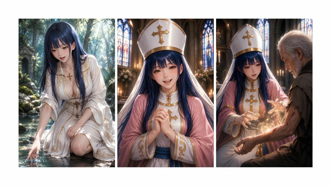 Eternal Heroines Vol.2 ―僧侶セリシア― - サンプル画像 2