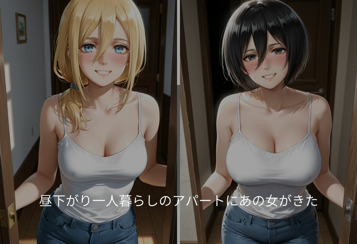 ミカサ  ヒストリアの吹き出す母乳 - サンプル画像 2