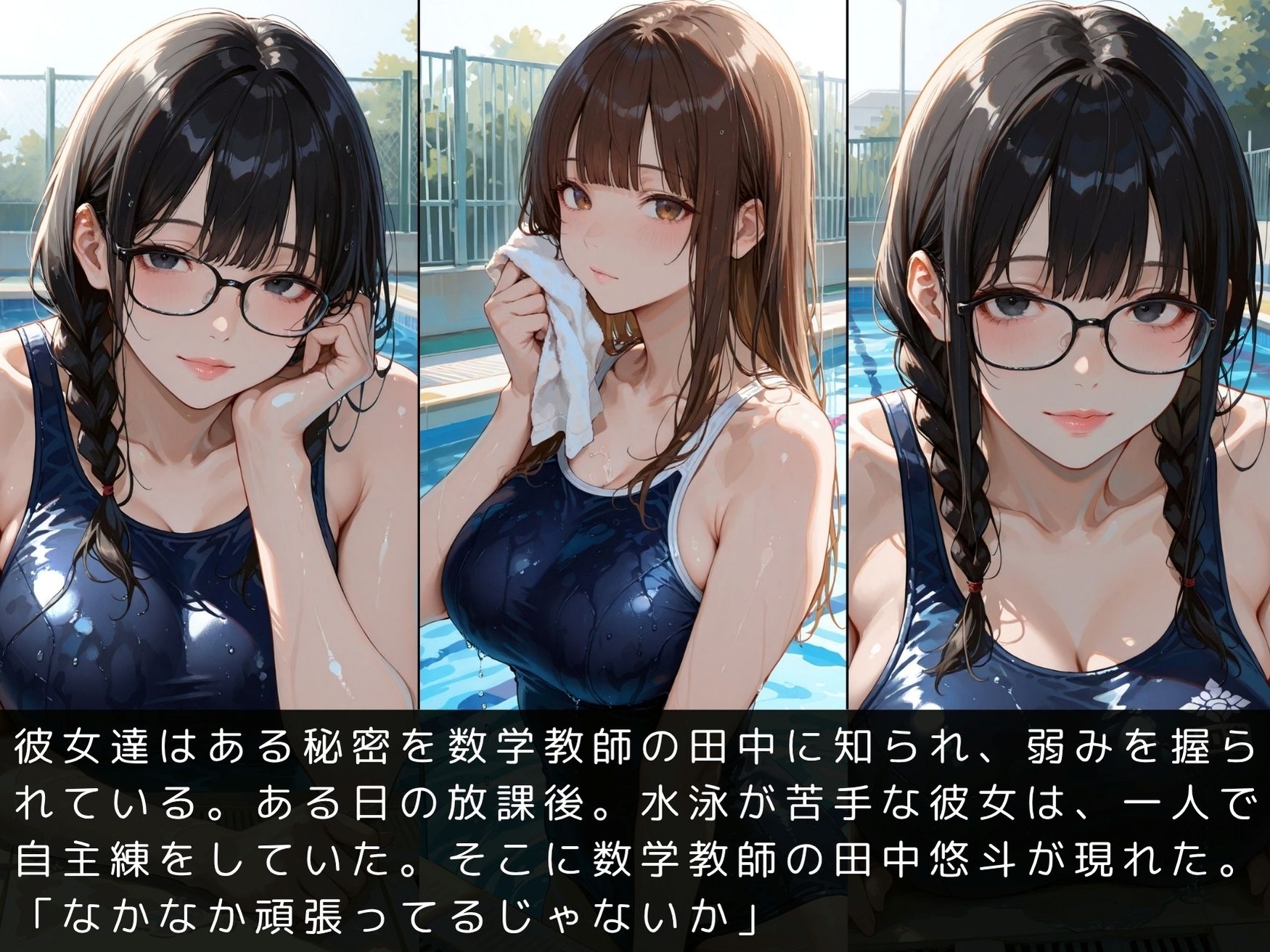放課後の性指導〜禁断の記録〜プール編 Vol.3 - サンプル画像 4