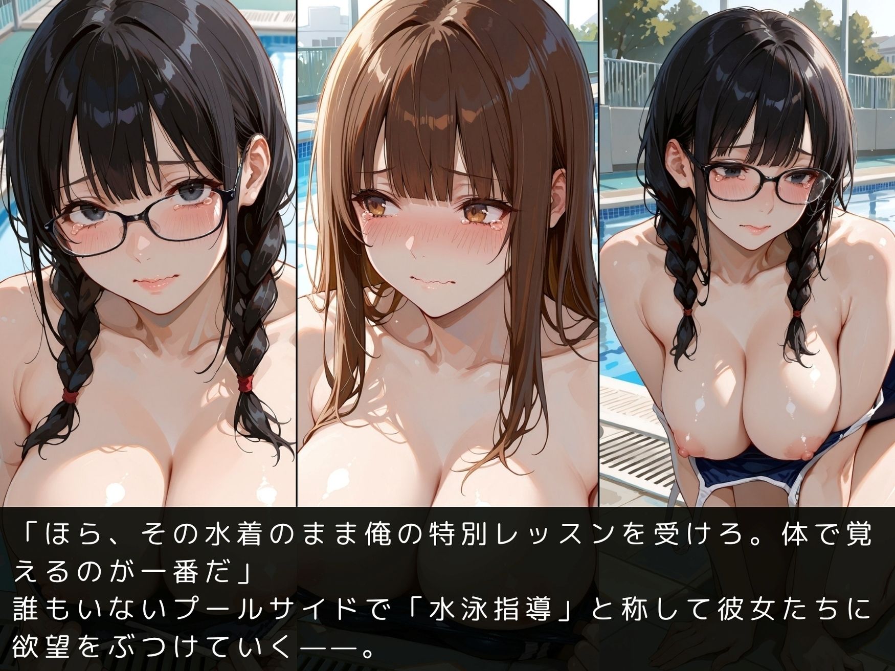 放課後の性指導〜禁断の記録〜プール編 Vol.3 - サンプル画像 6