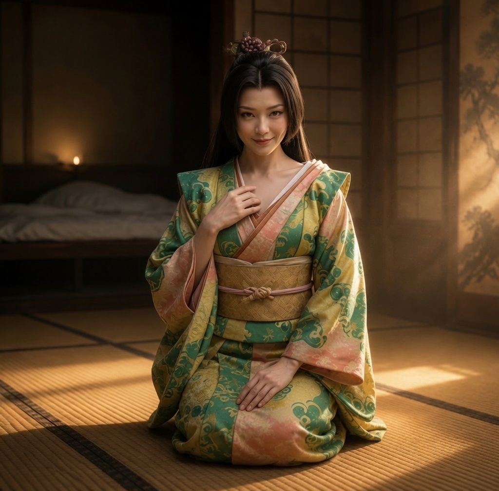 戦国乙女・おくに絵巻「乱れる着物、一夜の秘め事」 - サンプル画像 5