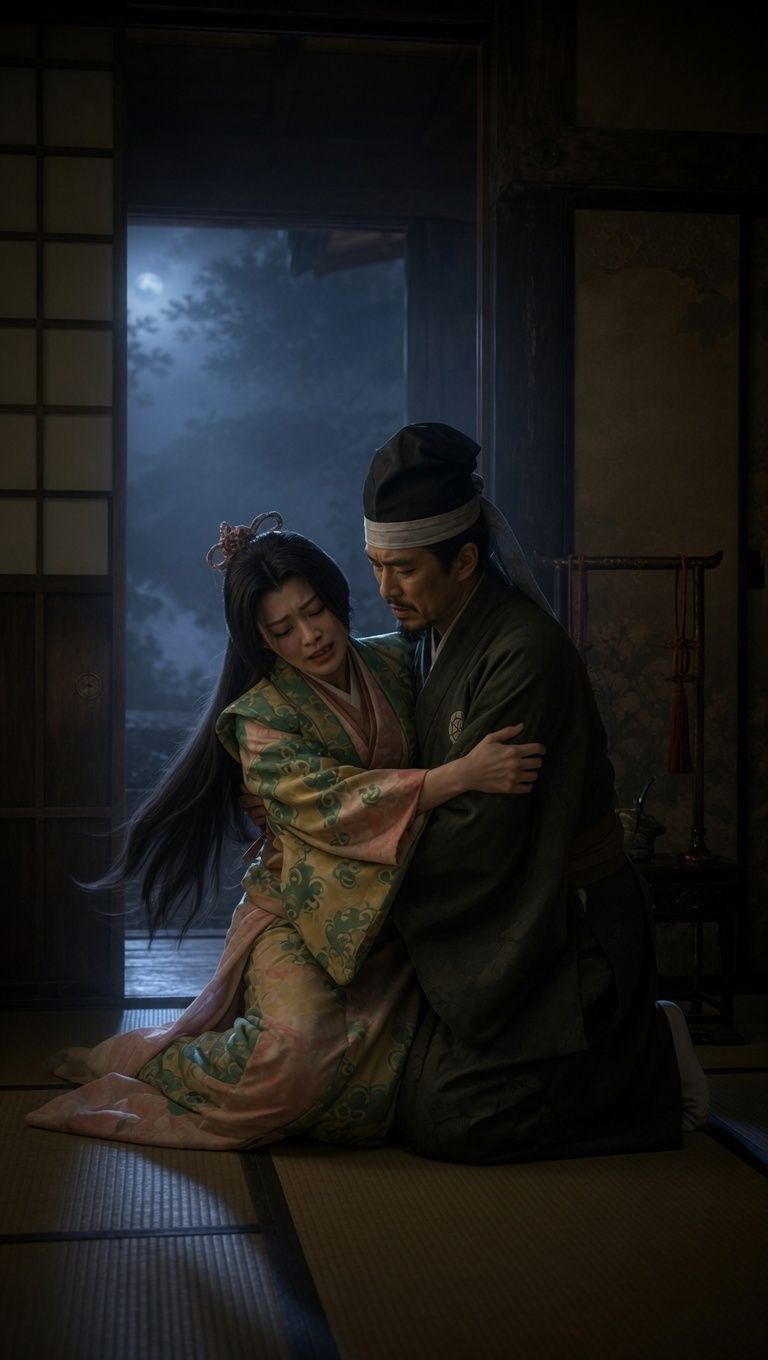 戦国乙女・おくに絵巻「乱れる着物、一夜の秘め事」 - サンプル画像 7