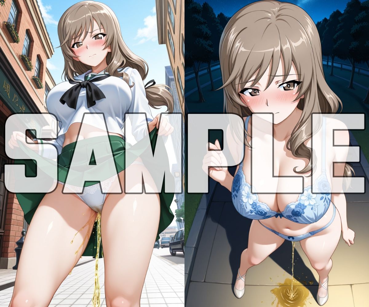 おしっこお漏らしチャレンジ【お母さんキャラ編】 - サンプル画像 3