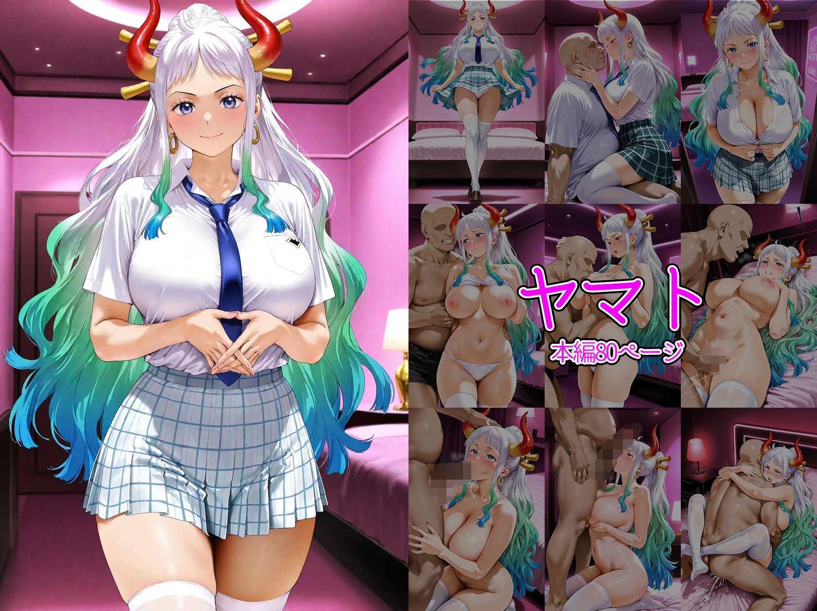 【総集編】 淫夢学園 〜ワン〇ース JKイメクラ〜 - サンプル画像 3