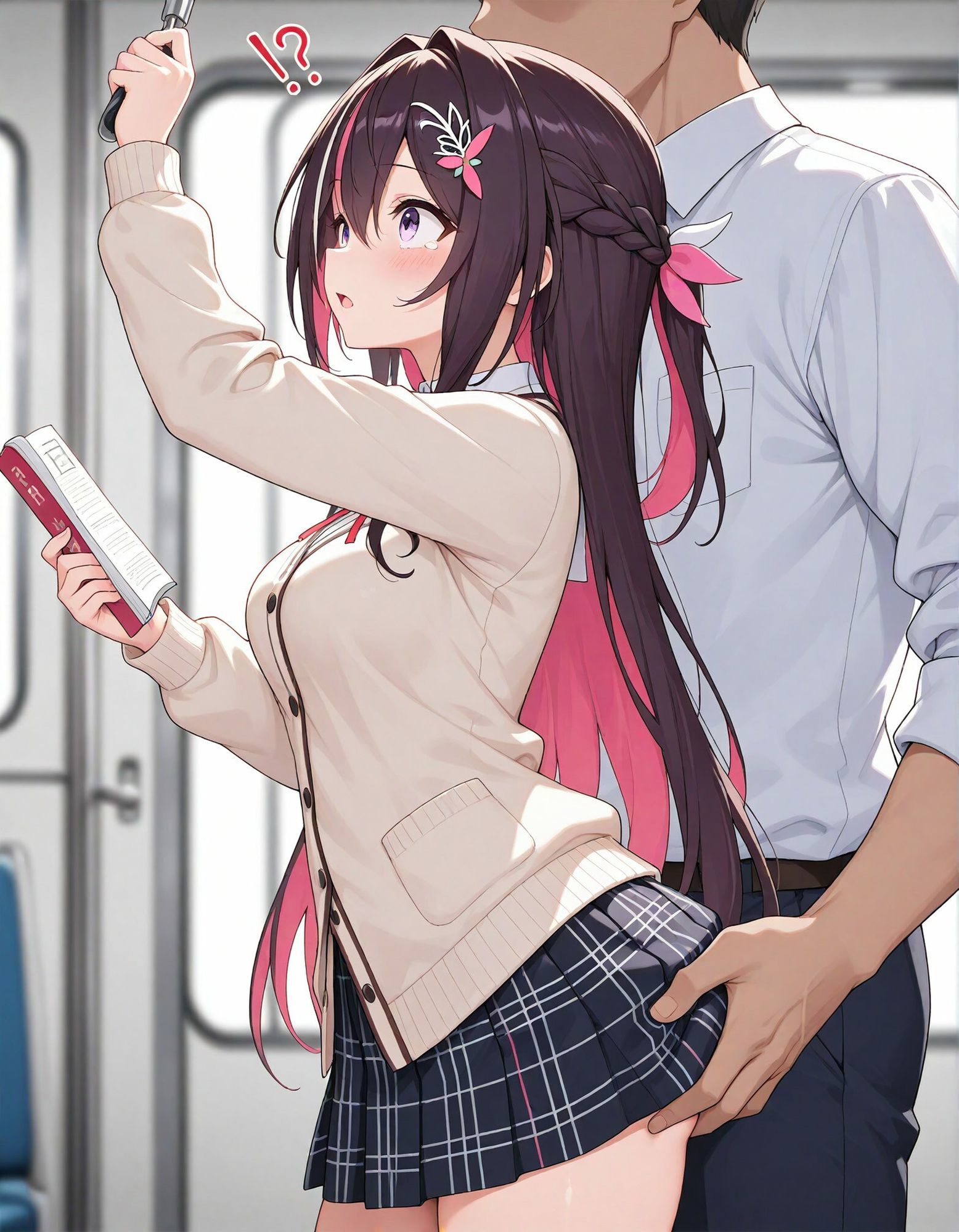 【動画付き】痴●電車 犯●れた少女 AZ●i編 - サンプル画像 3