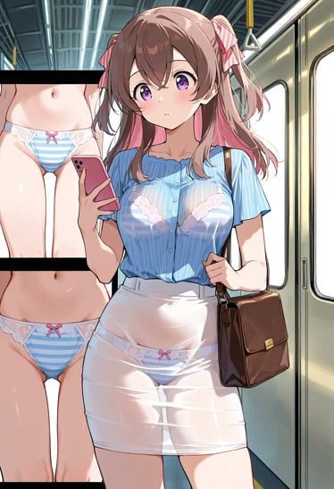 【500枚】今日のパンティーチェック！SP11（粘着盗撮編） - サンプル画像 10