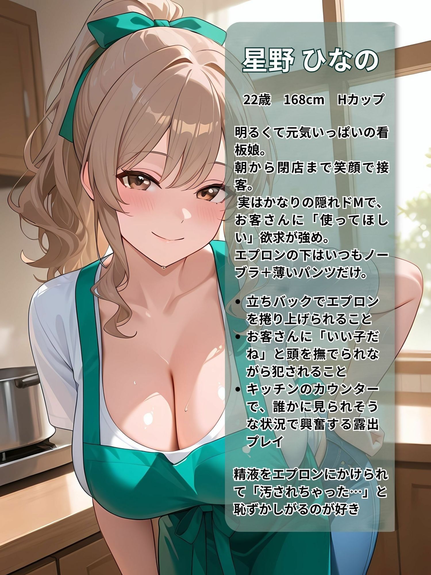 【裏メニューは美女4人】閉店後の爆乳カフェで店員全員にご奉仕されました - サンプル画像 1