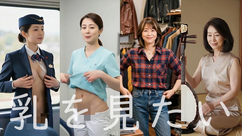 【約22分】『働く女性』美女達の服の内部を知る -AIで描く究極の美女達- - サンプル画像 5