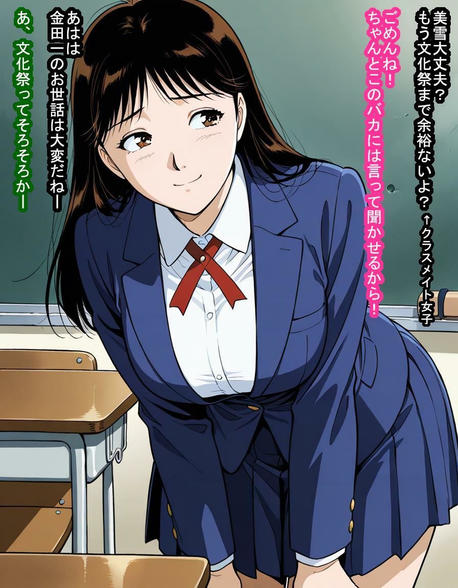 七瀬〇雪ちゃんが相思相愛の金田〇くんではなく教え子孕ませ教師のオナホになっちゃう話 - サンプル画像 5