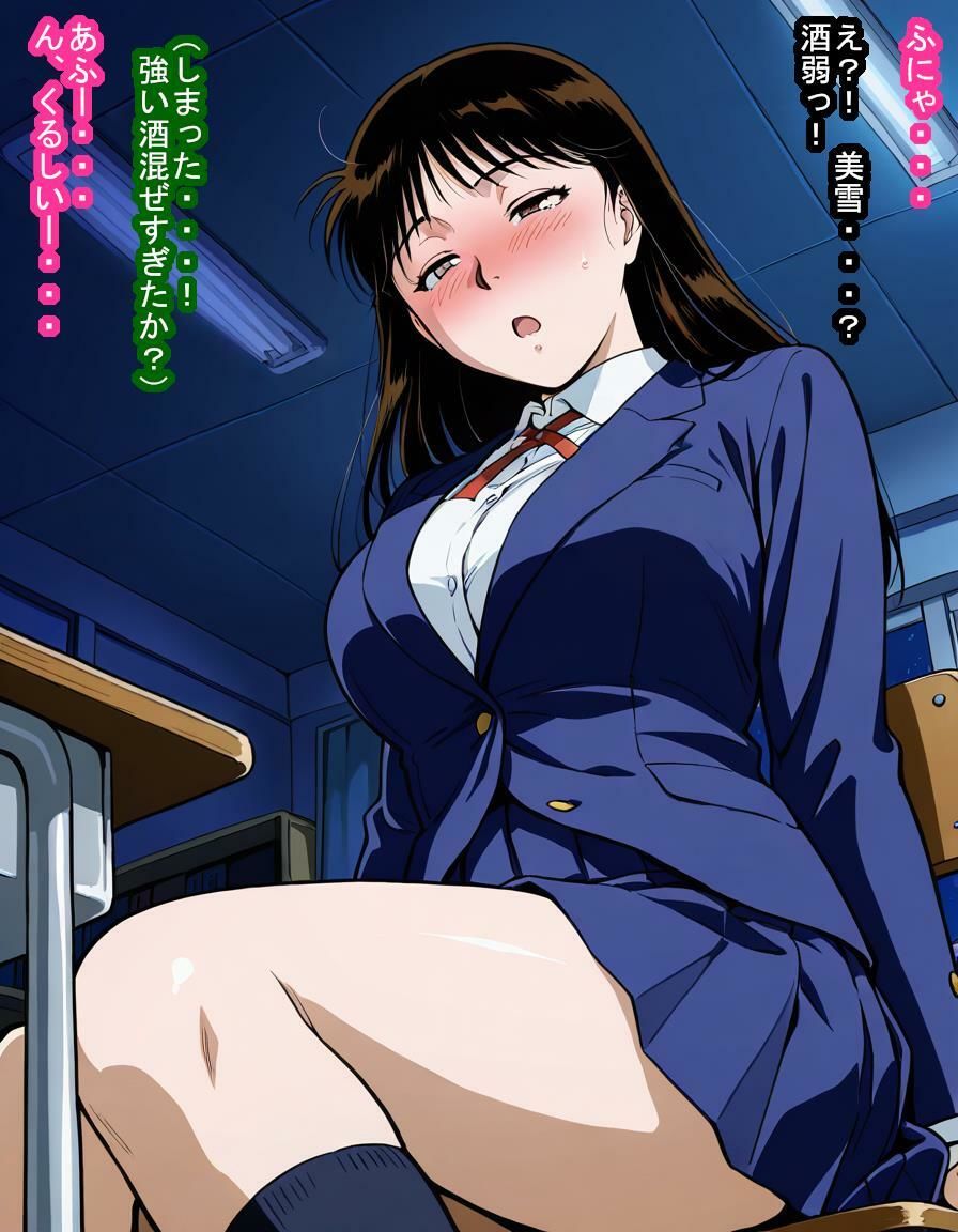 七瀬〇雪ちゃんが相思相愛の金田〇くんではなく教え子孕ませ教師のオナホになっちゃう話 - サンプル画像 8