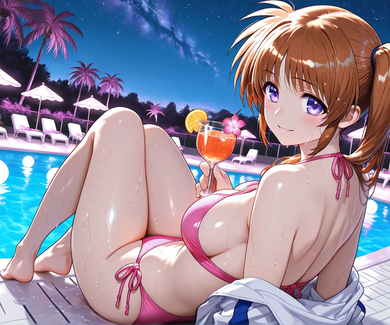 Night Pool  DE  ふぇーばー。 - サンプル画像 2