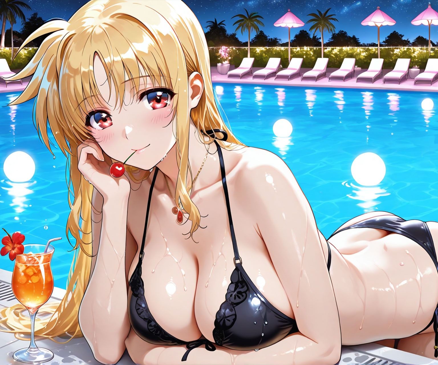 Night Pool  DE  ふぇーばー。 - サンプル画像 3