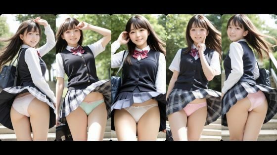 制服パンチラ part-3【風】