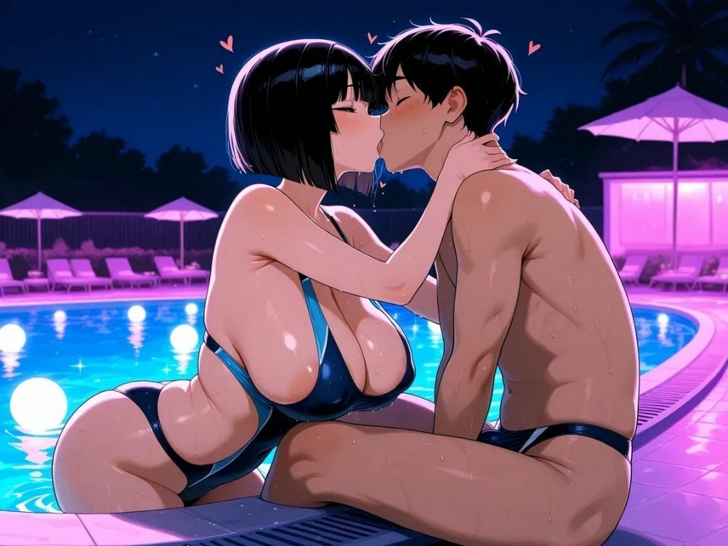 競泳水着の美女で、ひとぬきっ2 - サンプル画像 2