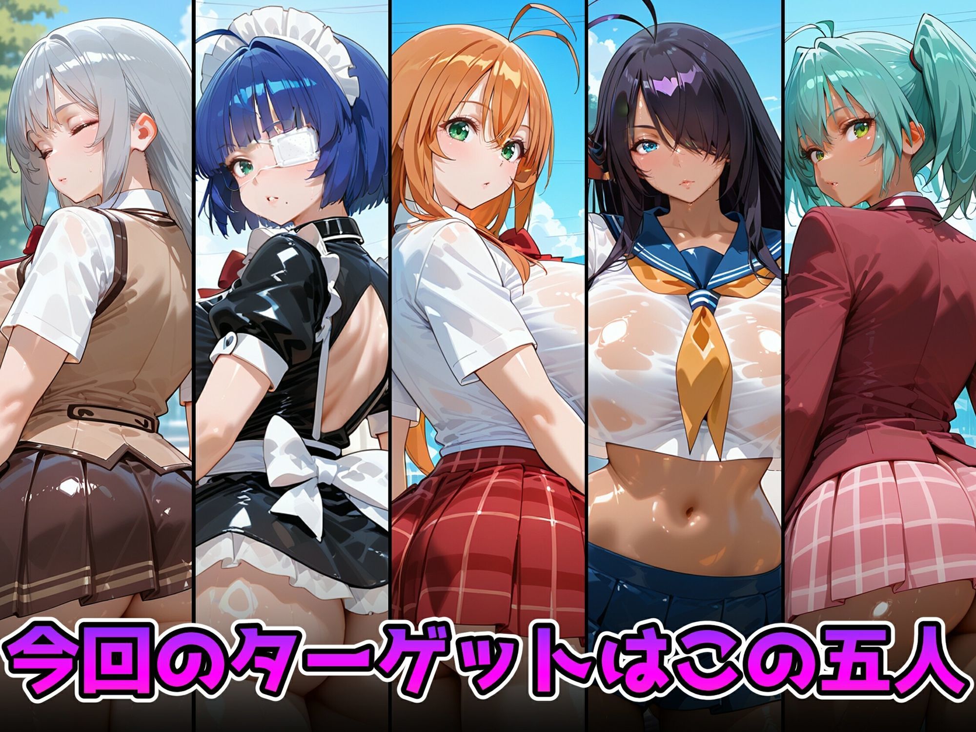 抵抗できないヒロインたちを快楽堕ちさせてみた  一騎〇千編 - サンプル画像 1