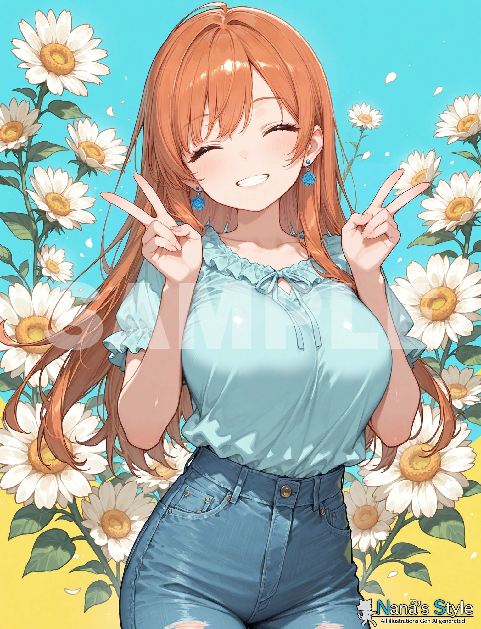 コーデリアちゃんのHな日常 Vol.1〜巨乳ハーフJDのえちえち生活 - サンプル画像 1