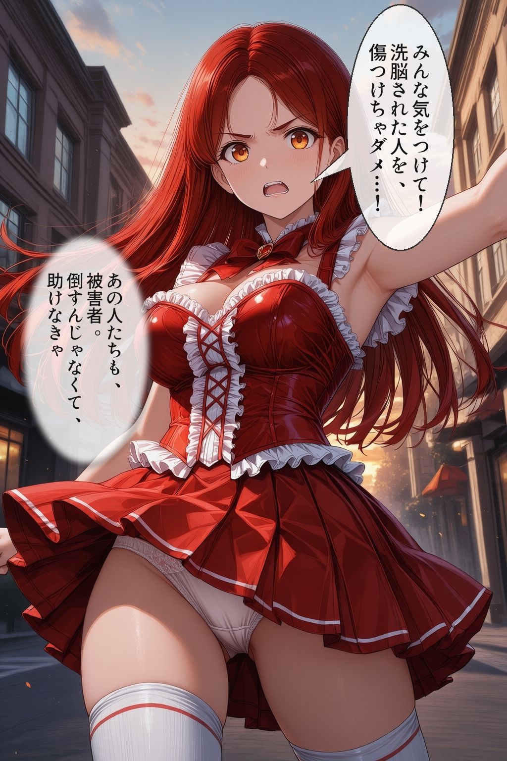 絶頂解呪！魔法少女プリズムファイブ 〜イカせなきゃ街は救えない〜 - サンプル画像 2