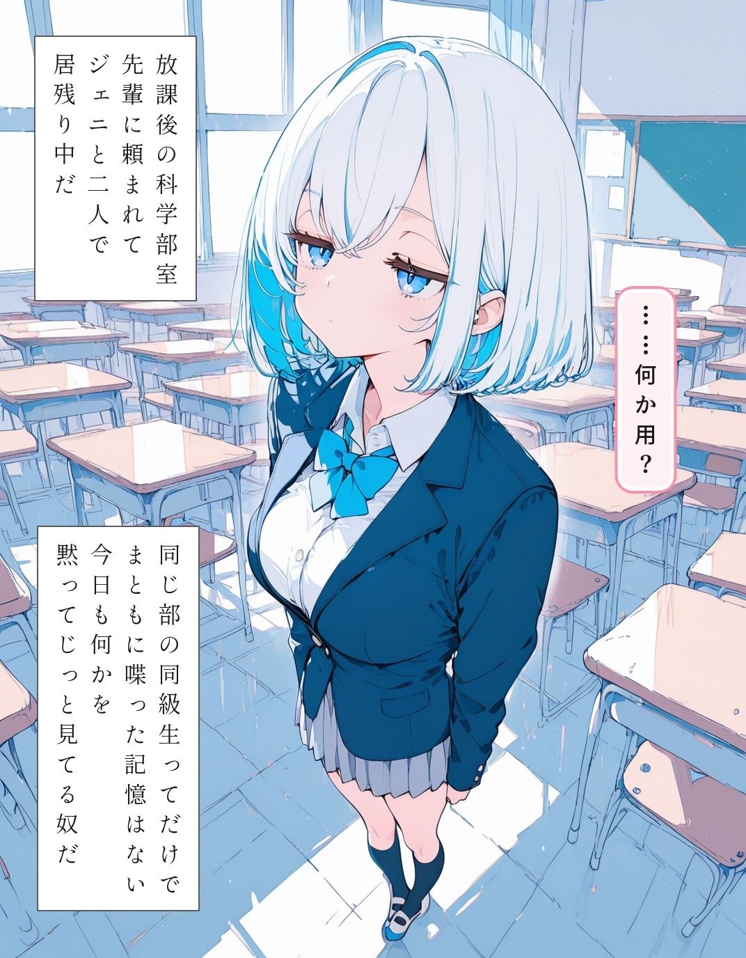 冴えない僕が先輩の発明品でクラスメイトとヤれる   お風呂場転送事故編 - サンプル画像 4