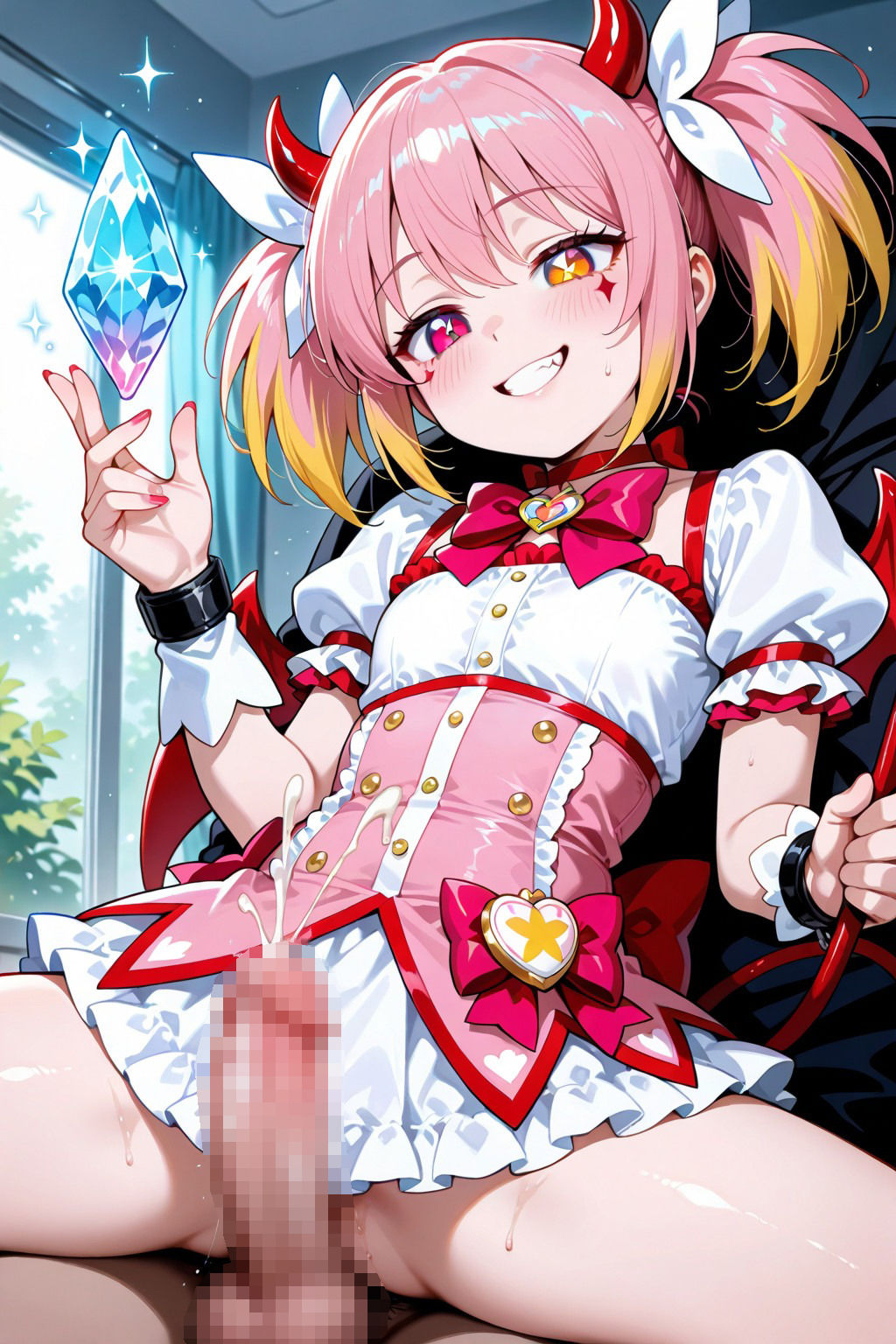 精液で淫魔に変わる魔法少女〜魔法少女の精液依存記録 - サンプル画像 2