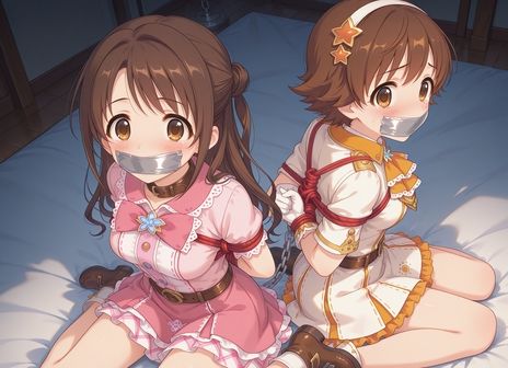 デレステ_卯月と未央が拉致されて淫紋あへあへ悪堕ち編 - サンプル画像 4