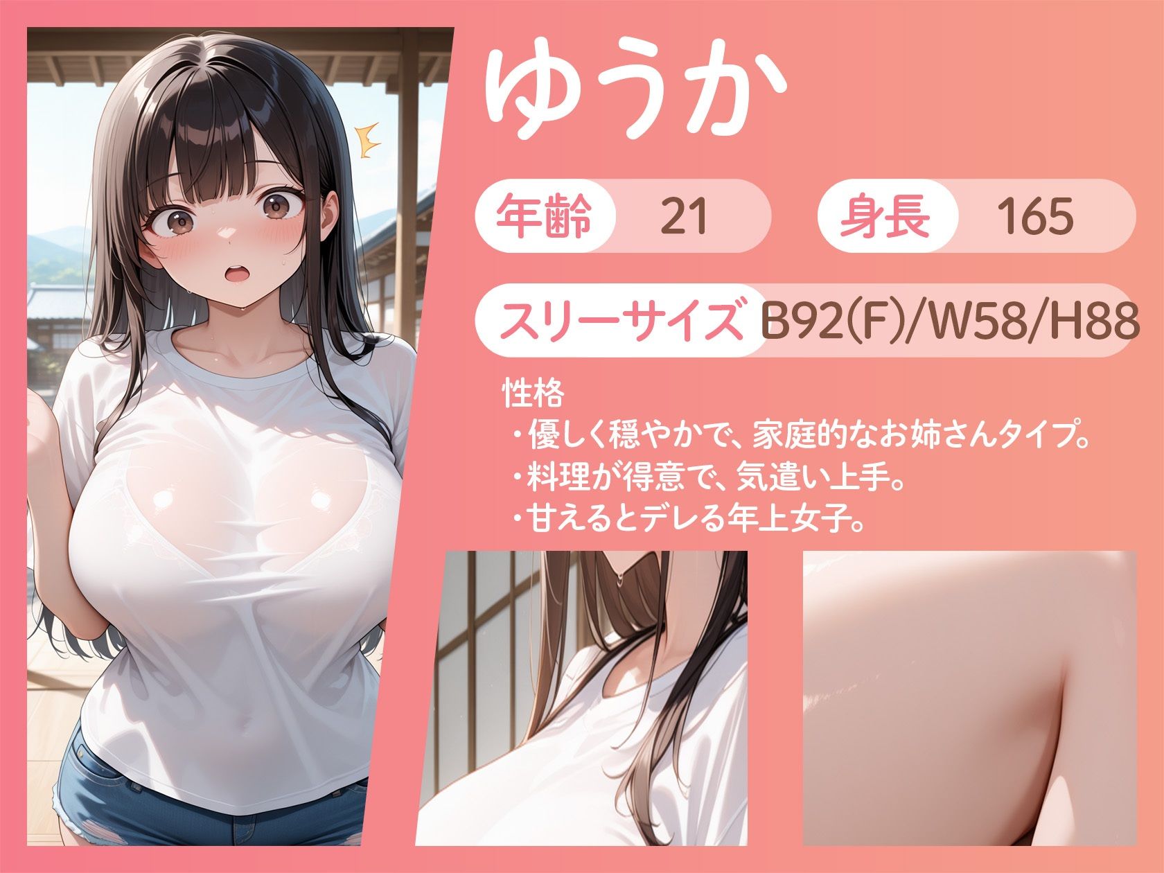 おばあちゃん家で再会したいとこが、もう女になってた件w - サンプル画像 1