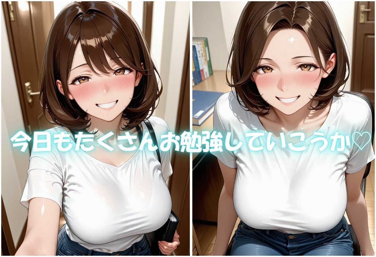 女子大生家庭教師の変態生ハメ授業 Vol.1 - サンプル画像 1