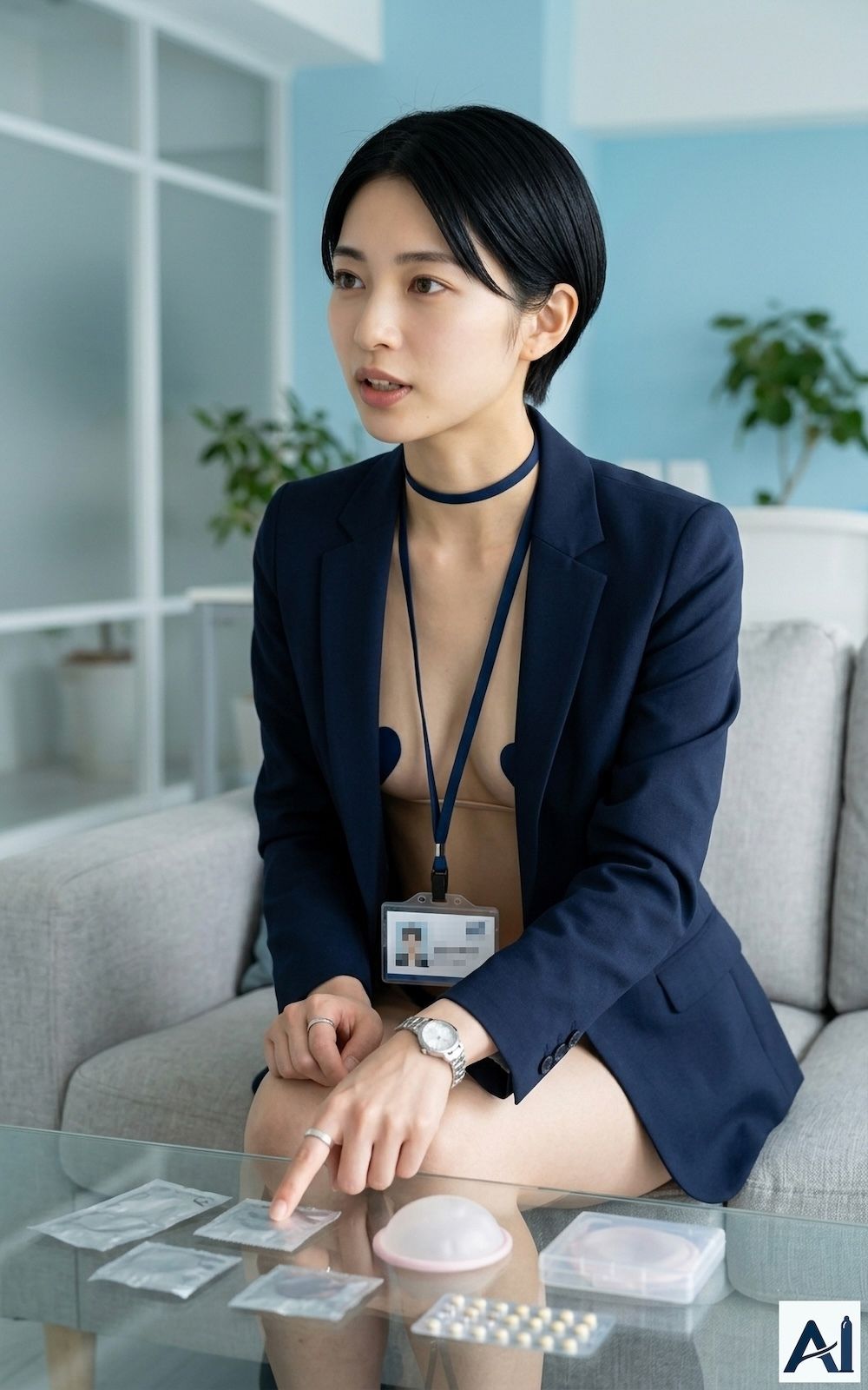 ［AI写真集］ AIC-Photo 不埒なハート Premier 07:みく（未来）「月曜の商談」完全解禁版 - サンプル画像 3