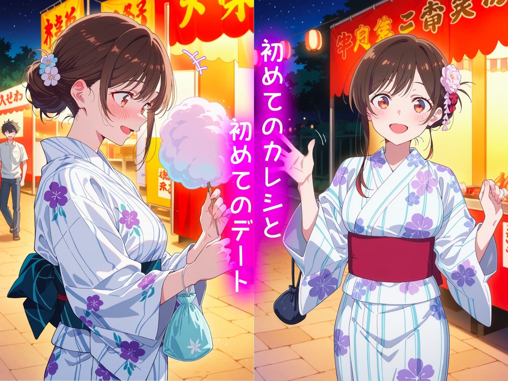 水原千鶴の処女喪失物語〜夏祭り編〜 - サンプル画像 1