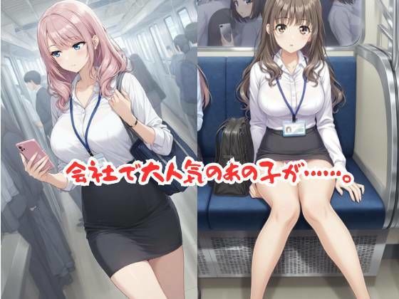 【458P】会社で大人気の美人OLがキモイおじさん達の標的に…痴○電車編 - サンプル画像 1