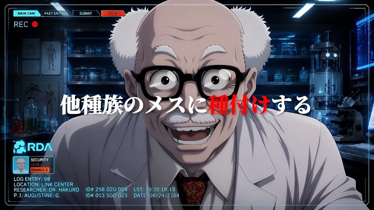 【アニメ】オークの種付け交尾動画 - サンプル画像 1