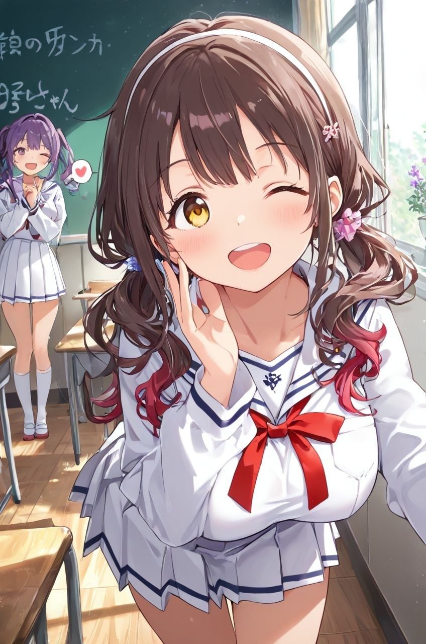 総集編 1どこでもセックスするのが当たり前になっちゃった世界 白セーラー服 ver - サンプル画像 2