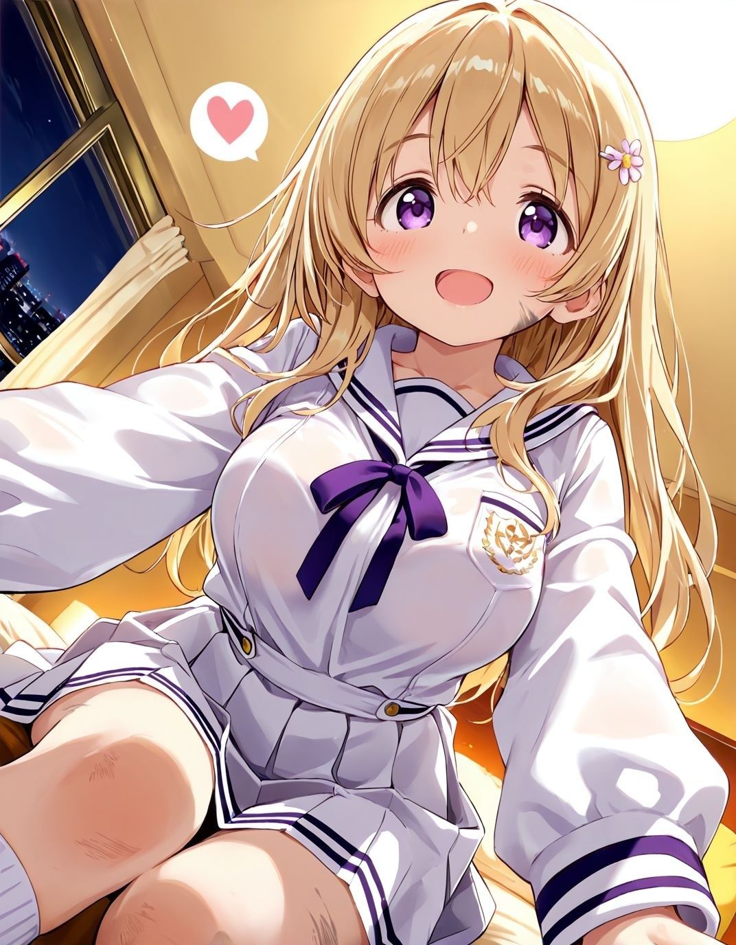 総集編 1どこでもセックスするのが当たり前になっちゃった世界 白セーラー服 ver - サンプル画像 7