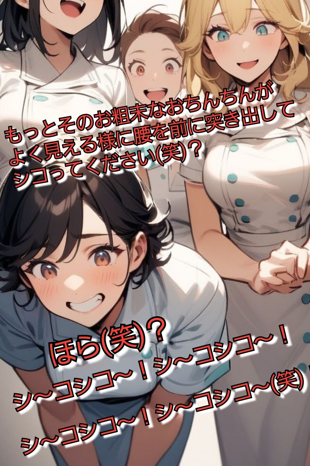 短小包茎マゾ向けCFNMギャラリー 君のオナニー見てあげる 【美人女医＆看護師編】 - サンプル画像 7