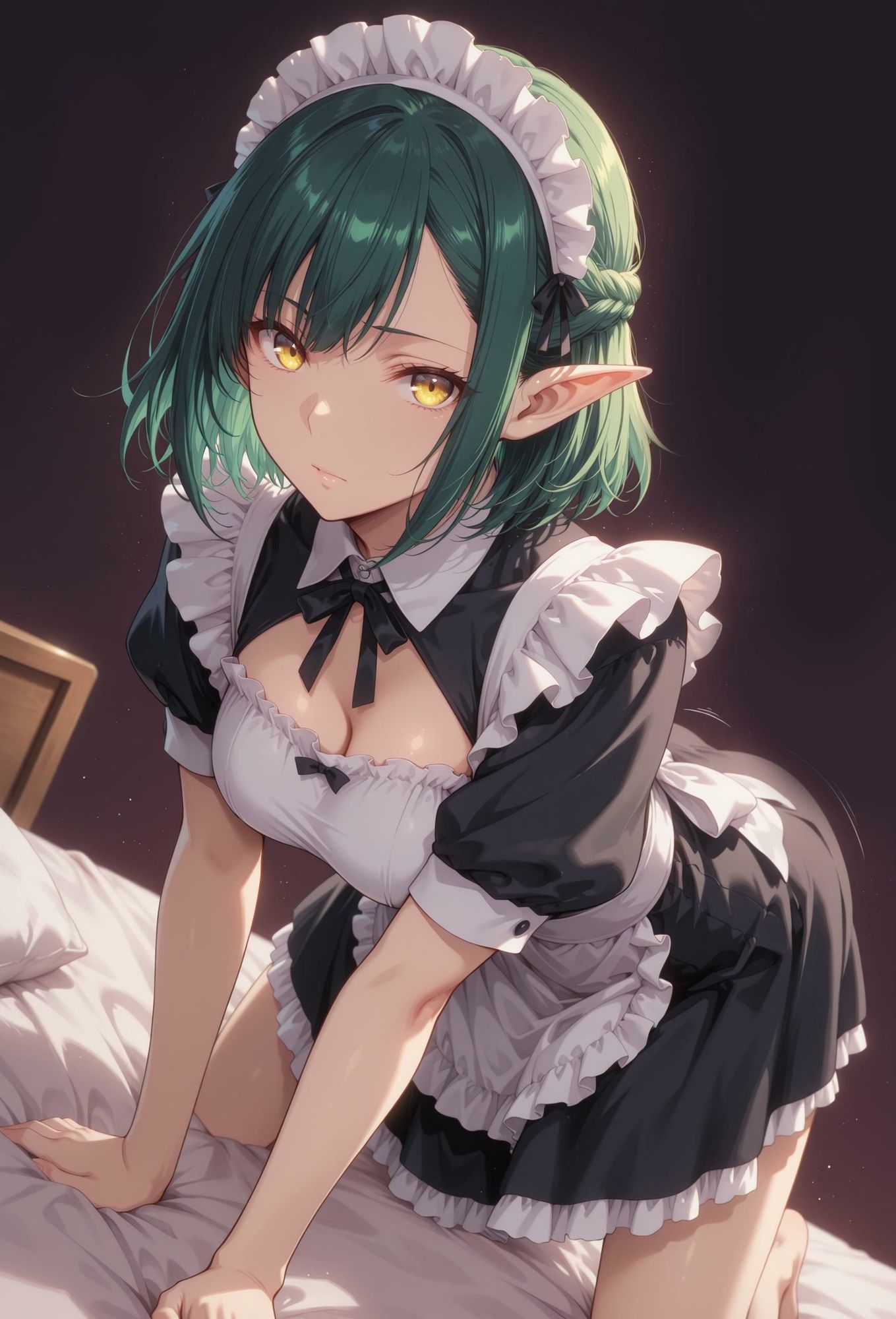 エルフのメイドさんの誘惑9 - サンプル画像 7